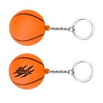 KH20118 Basketball Stress Reliever Keychain With Custom Imprint